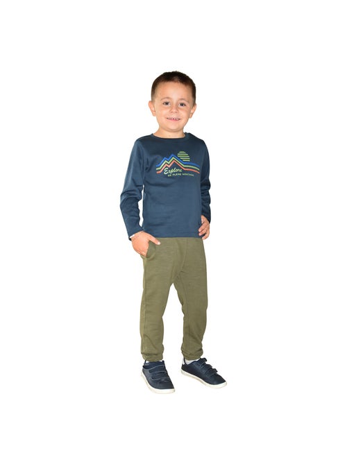 Tee-shirt Malik interlock manches longues les Grands de Sucre d'Orge - Kiabi