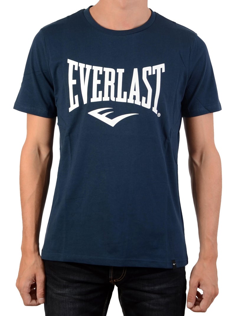 Tee Shirt Manche Courte Everlast Russel Bleu - Kiabi