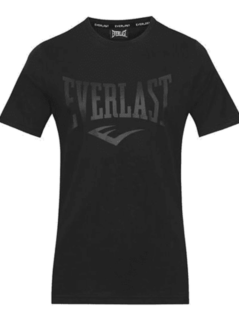 Tee Shirt Manche Courte Everlast Russel Noir - Kiabi