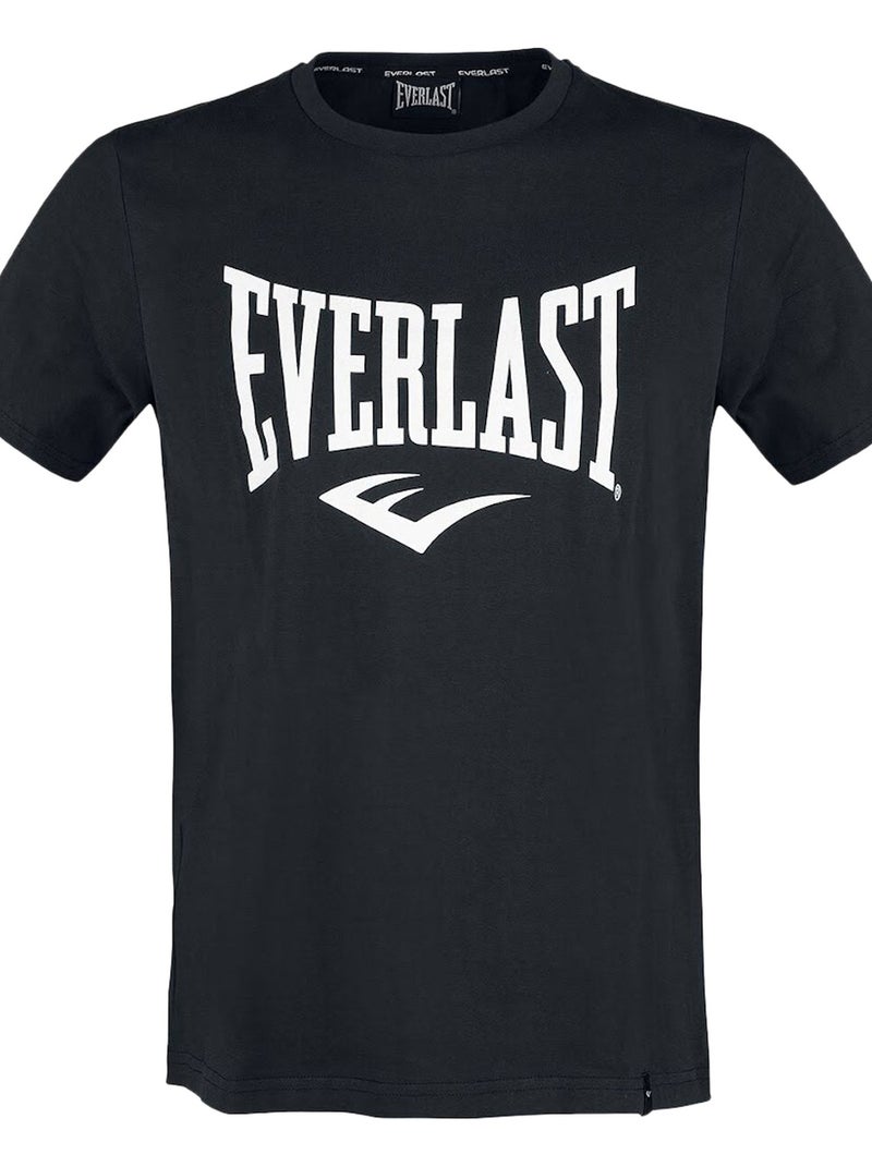 Tee Shirt Manche Courte Everlast Russel Noir - Kiabi