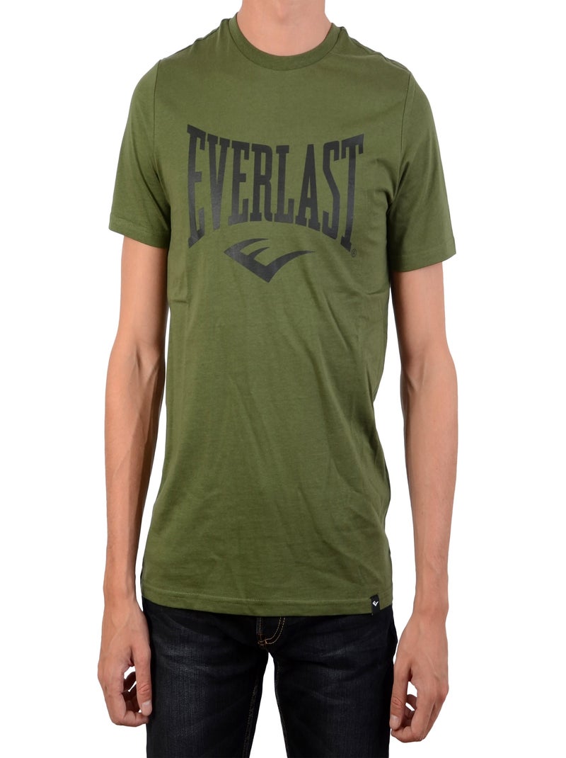 Tee Shirt Manche Courte Everlast Russel Vert - Kiabi