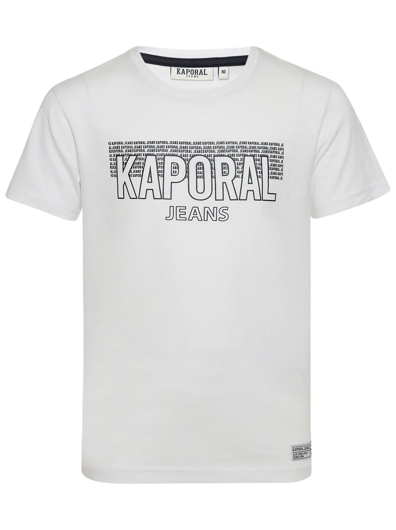 Tee Shirt Manche Courte Kaporal Enfant Redgy Blanc - Kiabi