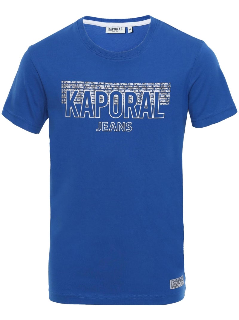 Tee Shirt Manche Courte Kaporal Enfant Redgy Bleu - Kiabi
