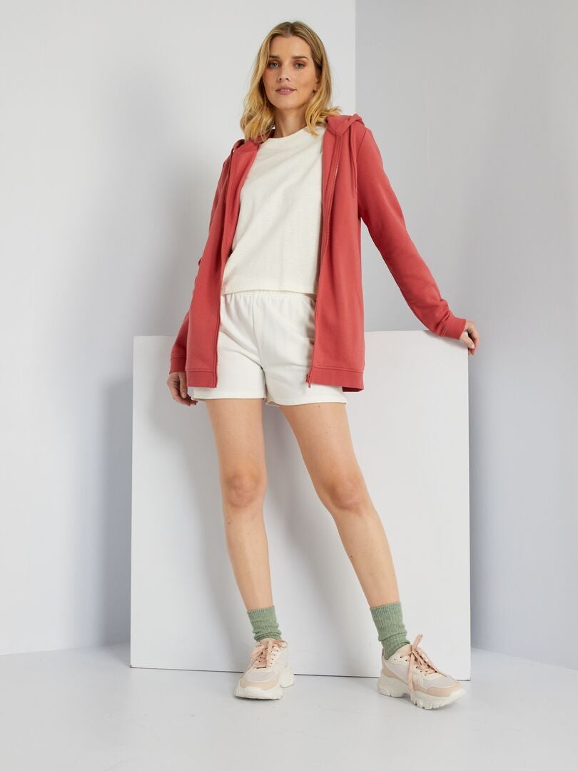 Tee-shirt manches boxy Beige - Kiabi