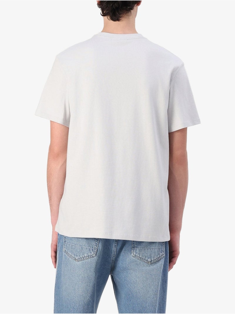 Tee Shirt manches courtes - Calvin Klein Bleu gris - Kiabi