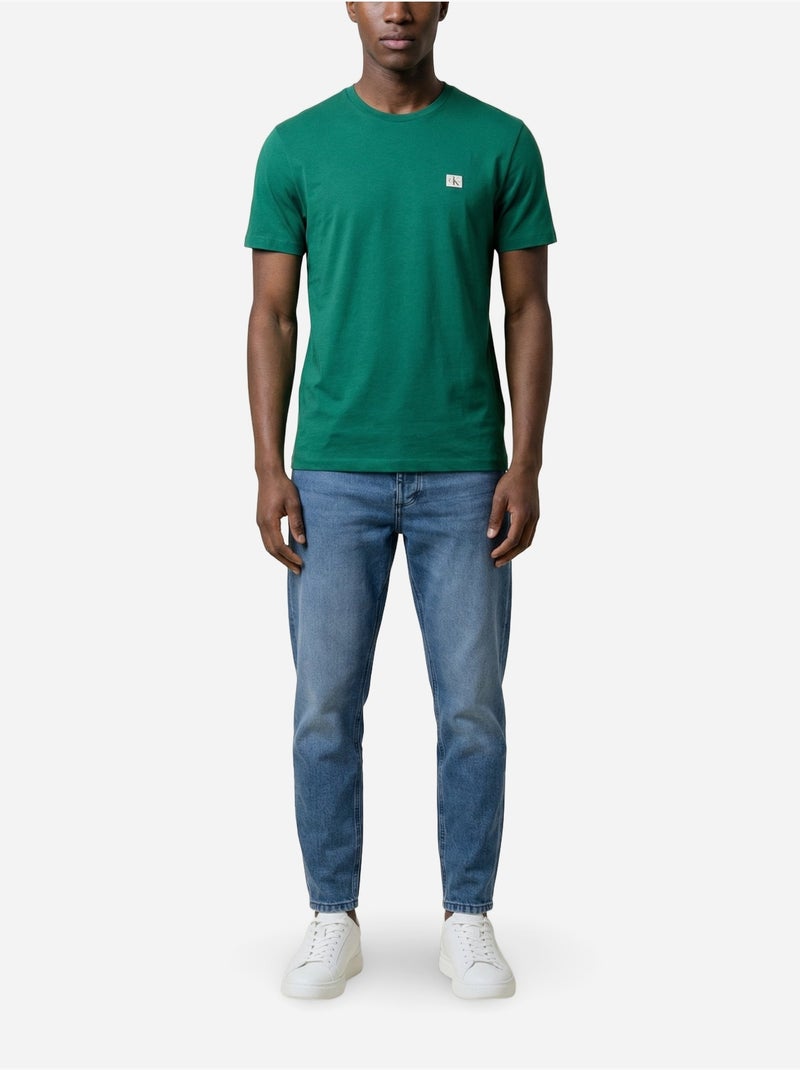 Tee Shirt ? manches courtes - Calvin Klein Vert - Kiabi