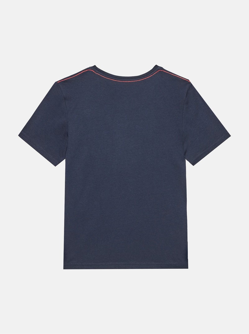 Tee Shirt manches courtes - Guess kids Bleu marine - Kiabi