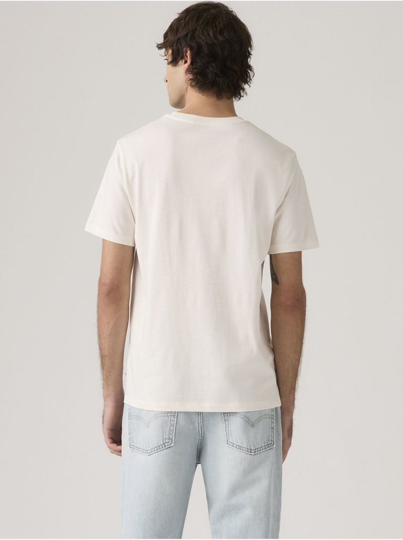 Tee Shirt manches courtes - Levi's Blanc cassé - Kiabi