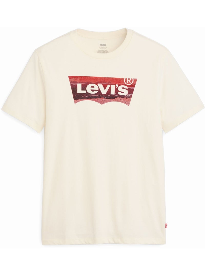 Tee Shirt manches courtes - Levi's Blanc cassé - Kiabi