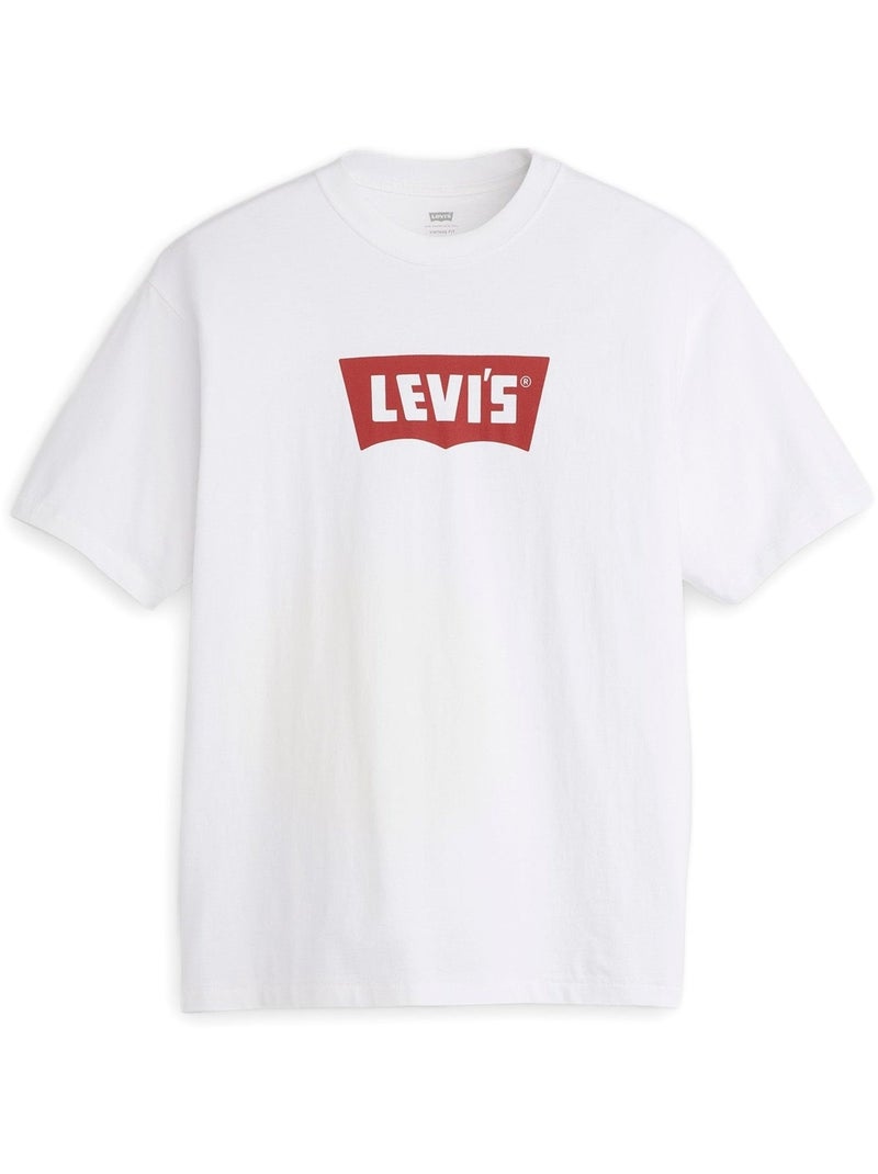 Tee Shirt manches courtes - Levi's Blanc Rouge - Kiabi