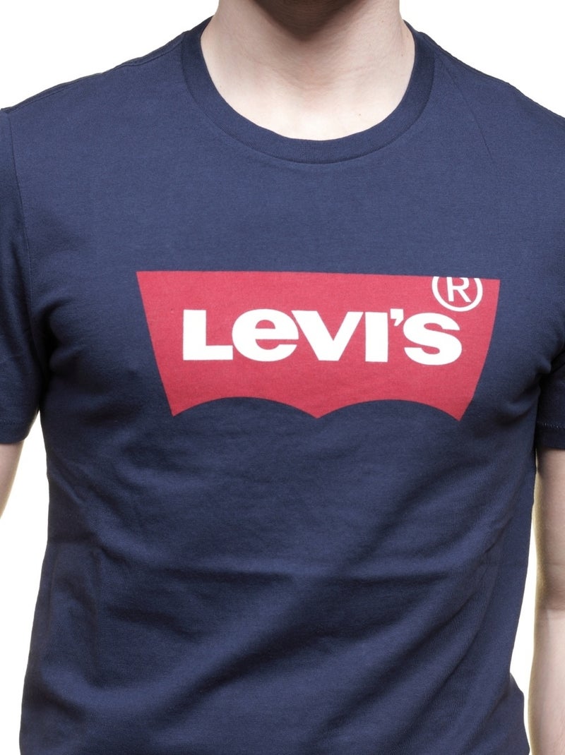 Tee Shirt manches courtes - Levi's Bleu foncé - Kiabi