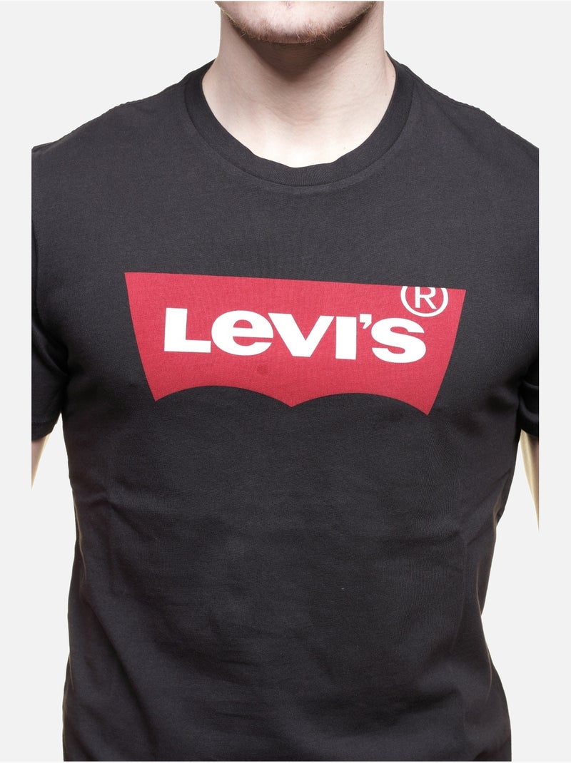 Tee Shirt manches courtes - Levi's Noir - Kiabi