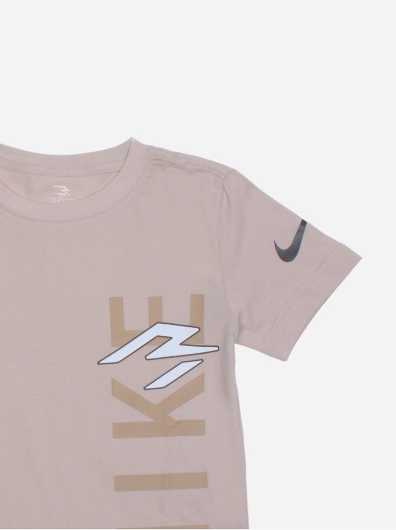 Tee Shirt manches courtes - Nike Beige - Kiabi
