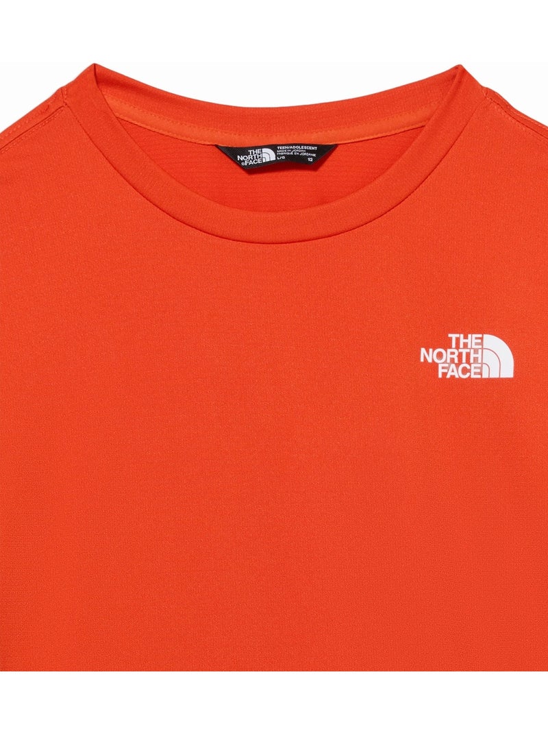 Tee Shirt manches courtes - The North Face Rouge - Kiabi