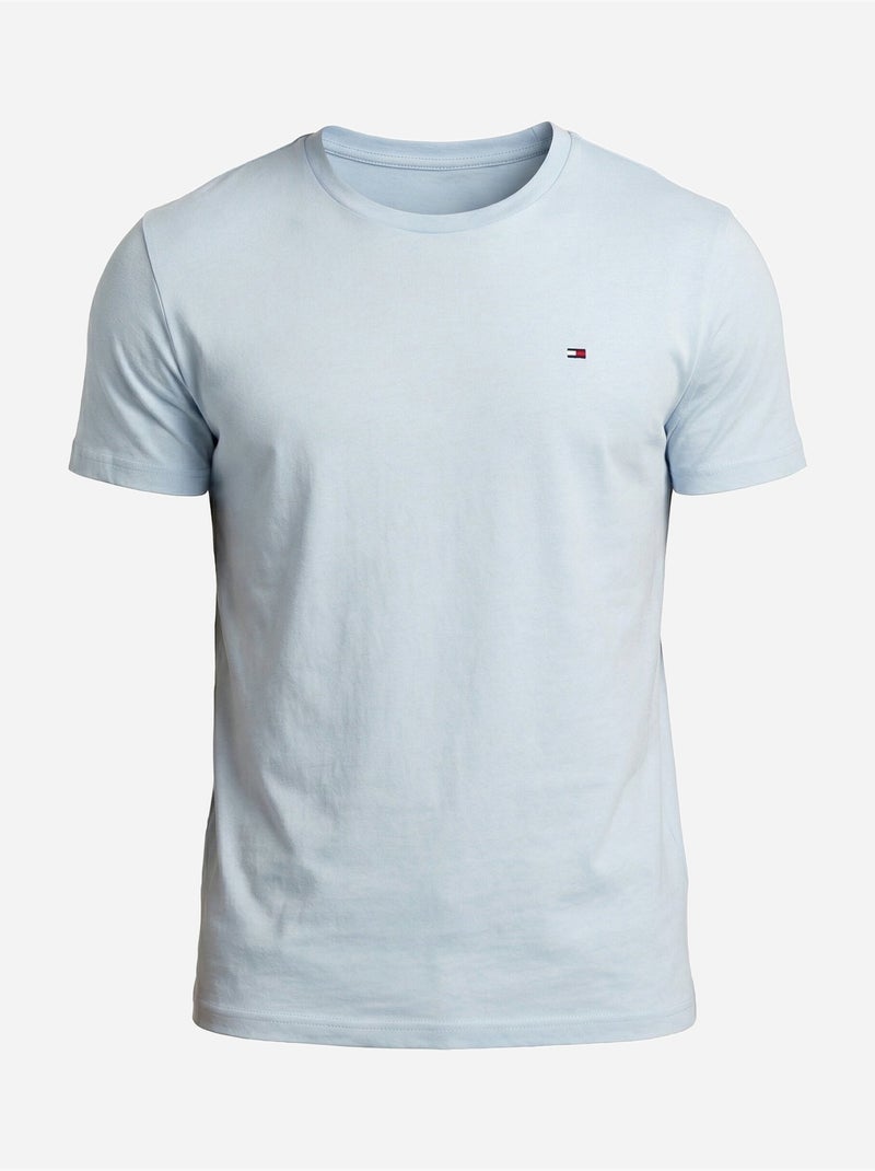 Tee Shirt manches courtes - Tommy jeans Bleu clair - Kiabi