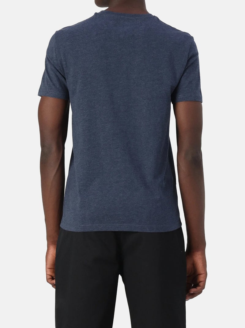 Tee Shirt manches courtes - Tommy jeans Bleu Noir - Kiabi