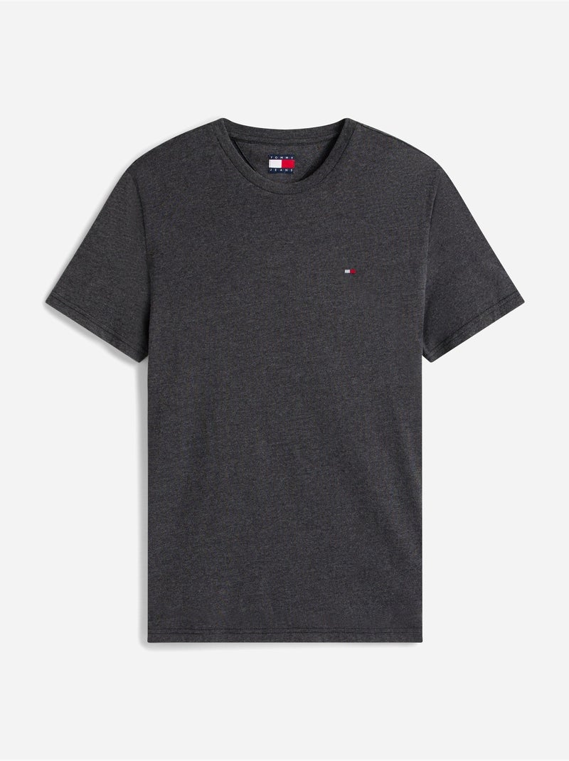 Tee Shirt manches courtes - Tommy jeans Noir - Kiabi