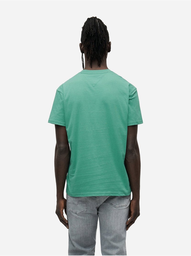 Tee Shirt manches courtes - Tommy jeans Vert - Kiabi