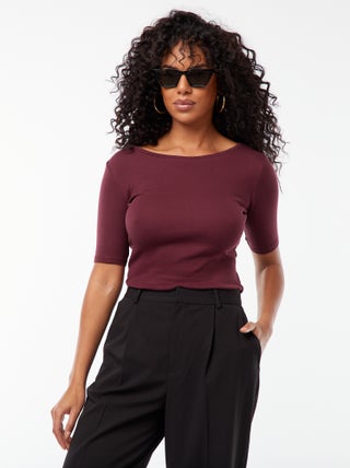 Tee-shirt manches courtes basique