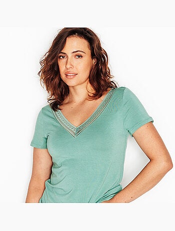 Tee-shirt manches courtes Camille - RougeGorge Lingerie