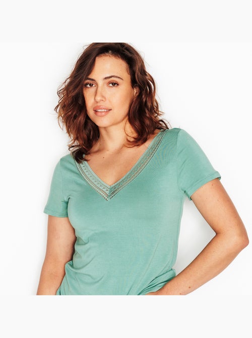 Tee-shirt manches courtes Camille - RougeGorge Lingerie - Kiabi