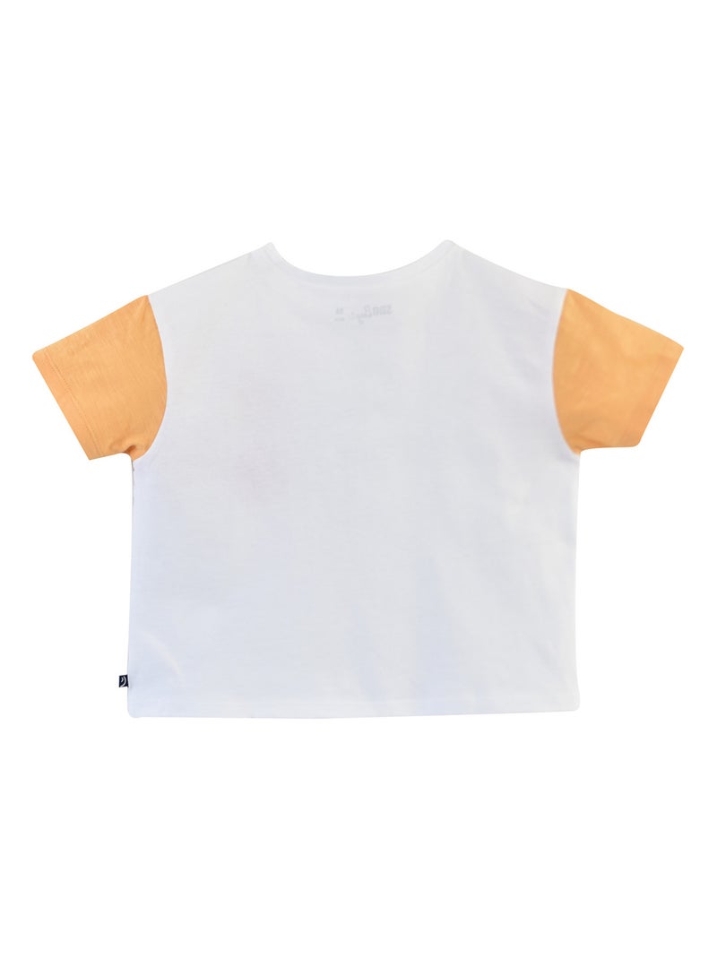 TEE SHIRT MANCHES COURTES ESSAÏE Blanc - Kiabi