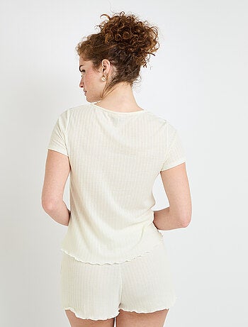 Tee-shirt manches courtes Haby - RougeGorge Lingerie