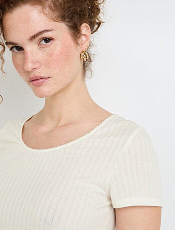 Tee-shirt manches courtes Haby - RougeGorge Lingerie