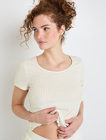 Tee-shirt manches courtes Haby - RougeGorge Lingerie