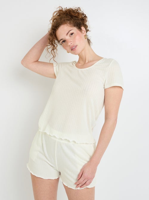 Tee-shirt manches courtes Haby - RougeGorge Lingerie - Kiabi