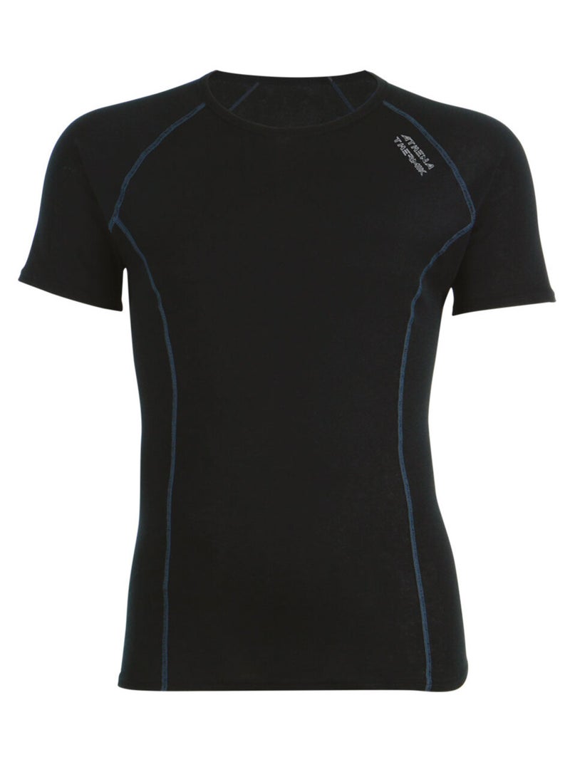 Tee-shirt manches courtes homme Thermik Athena Noir - Kiabi