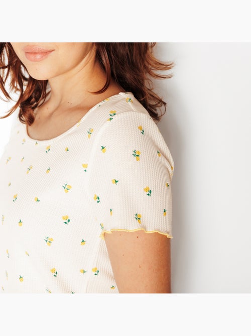 Tee-shirt manches courtes Idee - RougeGorge Lingerie - Kiabi