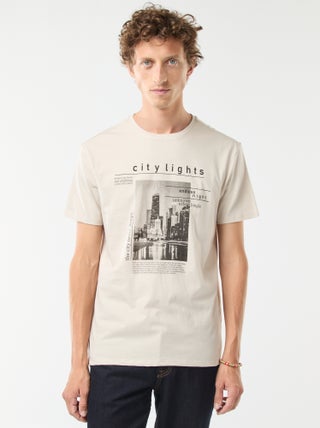 Tee-shirt manches courtes imprimé