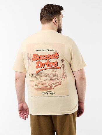 Tee-shirt manches courtes imprimé