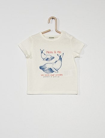 Tee-shirt manches courtes imprimé