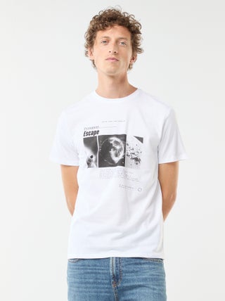 Tee-shirt manches courtes imprimé