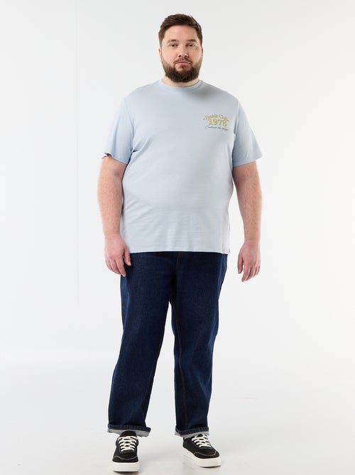 Tee-shirt manches courtes imprimé - Kiabi