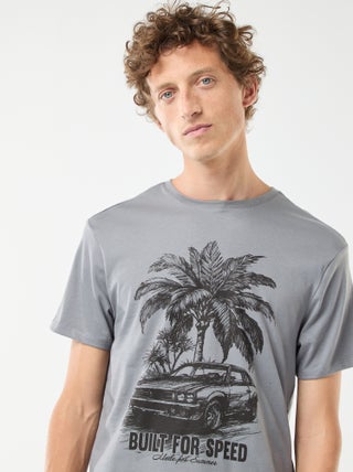 Tee-shirt manches courtes imprimé