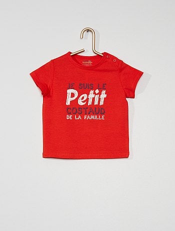 Tee-shirt manches courtes imprimé