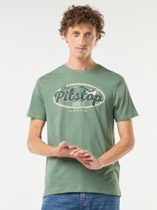 Tee-shirt manches courtes imprimé