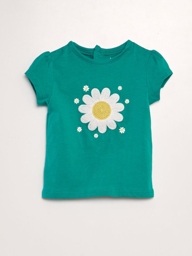 T-shirt Vert - 3 mois