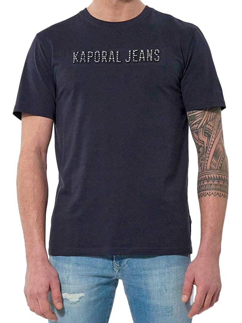 Tee Shirt Manches Courtes Kaporal Claus Bleu - Kiabi