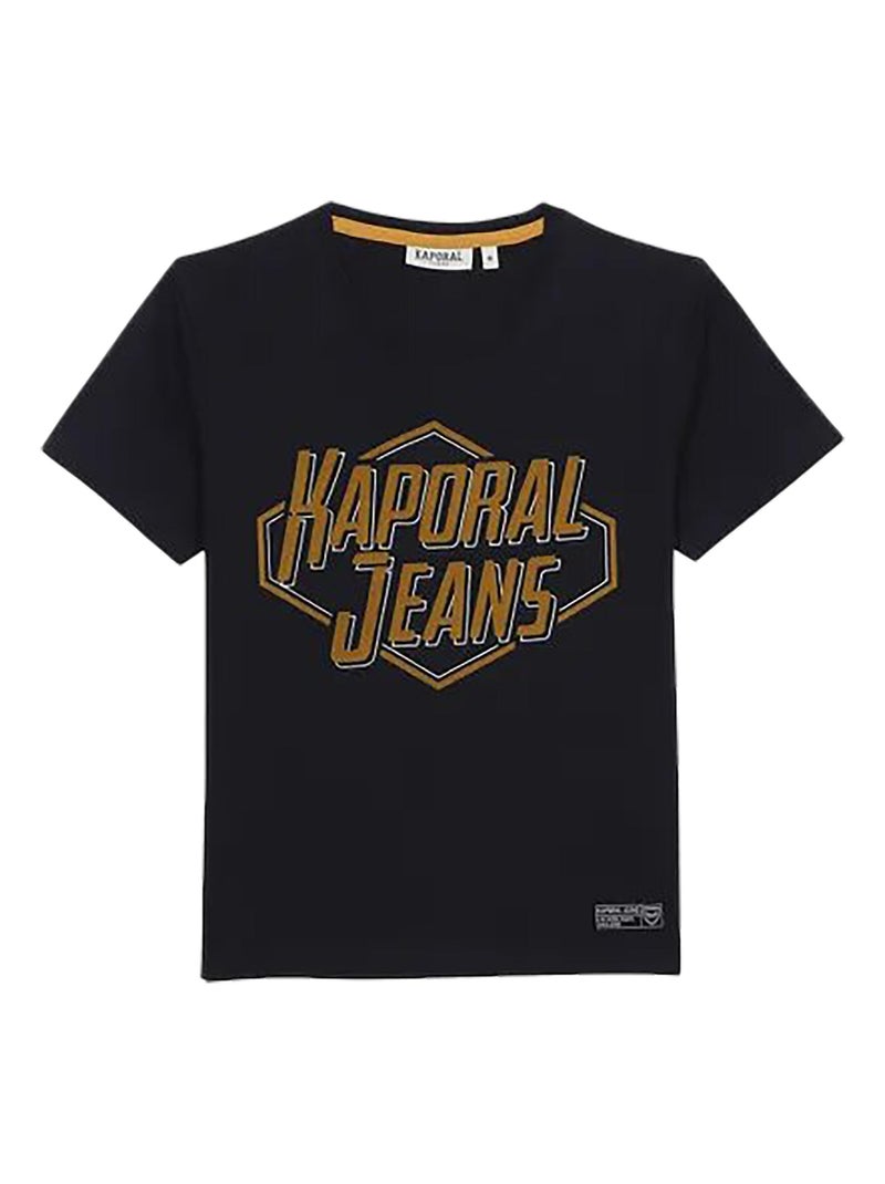 Tee Shirt Manches Courtes Kaporal Enfant Jamy Bleu - Kiabi