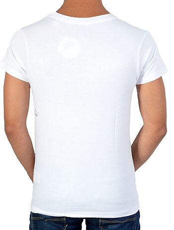 Tee Shirt Manches Courtes Little Eleven Paris Avenue SS Blanc