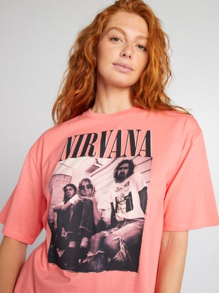 Tee-shirt manches courtes 'Nirvana'