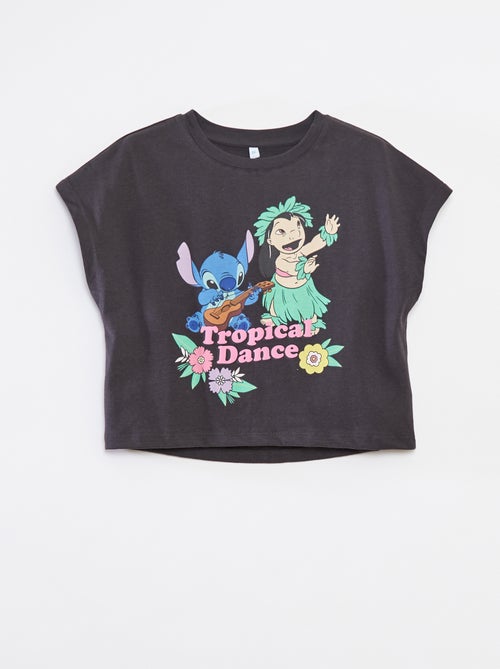 Tee-shirt manches courtes 'Stitch' - Kiabi