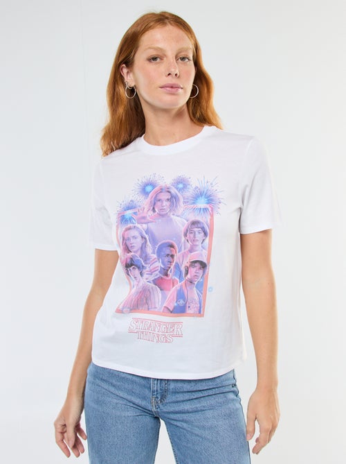 Tee-shirt manches courtes 'Stranger Things' - Kiabi