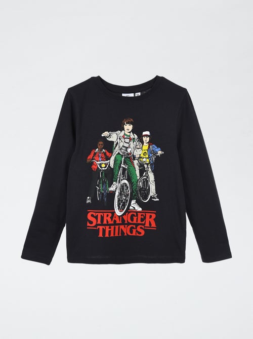 Tee-shirt manches courtes 'Stranger Things' - Kiabi