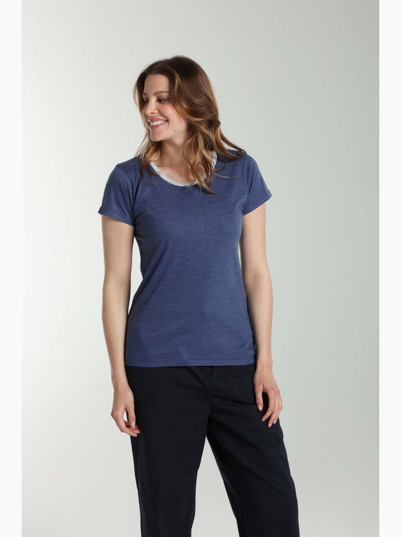 Tee Shirt Manches Courtes Tee Summer | Gerard Pasquier Bleu marine - Kiabi
