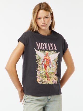 Tee-shirt manches extra courtes 'Nirvana'